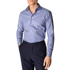 Eton Clothing Eton Men's Slim-Fit Houndstooth Dress Shirt Blue Blue
