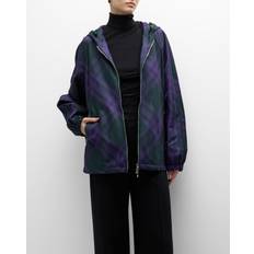 Burberry Winter Jackets - Women Burberry Check Nylon Jacket