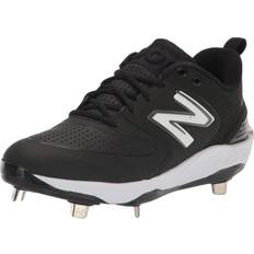 New Balance Men Baseball Shoes New Balance Men's Fresh Foam X 3000 V6 Metal Baseball Shoe, Synthetic Black/White