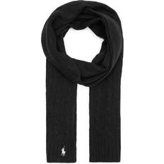 Polo Ralph Lauren Scarfs Polo Ralph Lauren Wool and cashmere scarf BLACK