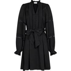 Knelange kjoler Neo Noir Ditte Satin Dress - Black