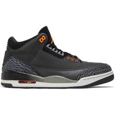 Gray - Men Shoes Nike Air Jordan 3 Retro Fear 2023 M - Night Stadium/Total Orange/Black