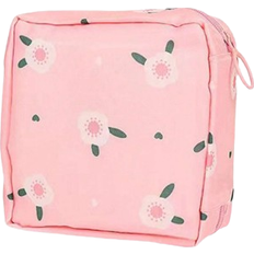 Shein Aesthetic Korean Style Cartoon Pattern Zipper Lipstick Bag Travel Makeup Bag, 1pc Multifunctional Cosmetic Organizer Handbag Bath Shower Wallet Pouch Portable Cosmetics Brush Storage Clutch with Zipper Closure for Lipstick, Brush, Skincare, Mobile Phone, Coin, Small Items, for Home, Travel, Vacation and School Use