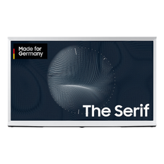 Weiß TV Samsung The Serif GQ50LS01BG