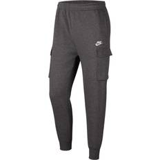 Nike Men's Sportswear Club Fleece Cargo Pants - Charcoal Heathr/Anthracite/White