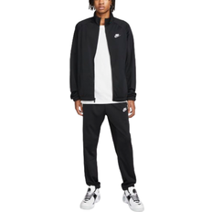 Reißverschluss Jumpsuits & Overalls Nike Club Men's Poly Knit Tracksuit - Black/White