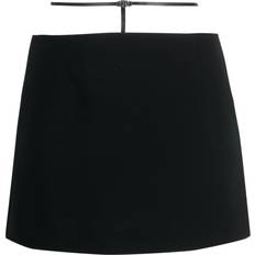 DSquared2 Skirts DSquared2 strap-detail mini skirt women Polyurethane/Polyester/Polyester/Calf Leather Black