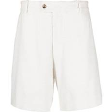 Amiri Shorts Amiri straight-leg tailored shorts men Linen/Flax/Cotton/Polyester/Viscose/Polyamide White
