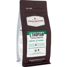 Instant Coffee Fresh Roasted Coffee Organic Ethiopian Yirgacheffe, 12 oz, Medium Fair Trade Kosher, Whole Bean