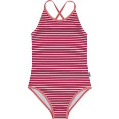 Polyester Badeanzüge Finkid Kid's Uimapuku Beach Swimsuit - Raspberry/Terra Cotta