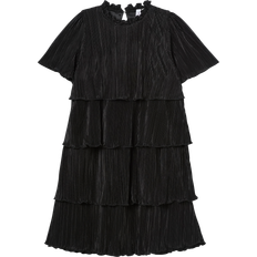Viskose Kleider Vero Moda Kleid in black schwarz