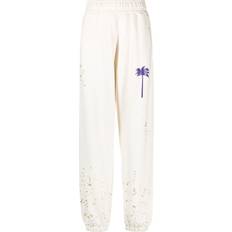 Damen - Gelb Jumpsuits & Overalls Palm Angels Women's Painted Sweat Butter/Purple Butter/Purple