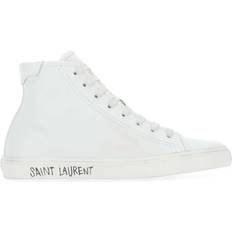 Saint Laurent Sneakers Saint Laurent White Leather Malibu Sneakers White