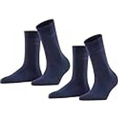 Esprit Clothing Esprit FALKE Men's Happy 2-Pack Socks, Cotton, Grey Anthracite Melange 3080 6.5-9, Pairs