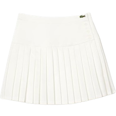 Lacoste Skirts Lacoste Women's Pleated Button Waist Skirt White
