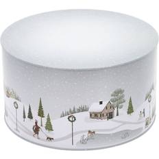 Kakebokser Bastian Cookie Jar Set Winter 24.1 Arctic Ice/Woodrose Metal Kakeboks