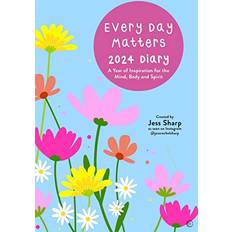 Måned Kalendere Every Day Matters 2024 Desk Diary A Year of Inspiration for the Mind, Body Spirit