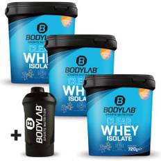 Bodylab Vitamine & Nahrungsergänzung Bodylab24 Clear Whey Isolate je 720g + Shaker