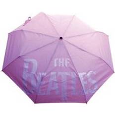 Nylon Paraplyer The Beatles Drop T Logo Folding Umbrella Pink One Size