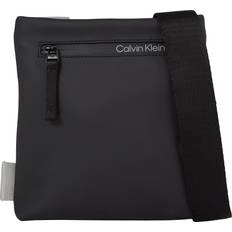 Calvin Klein Schwarz Handtaschen Calvin Klein Umhängetasche, Lederimitat, Reißverschluss, für Herren, schwarz