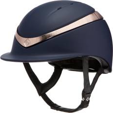 Charles Owen Halo Helmet & Free Headband Navy Rose Gold