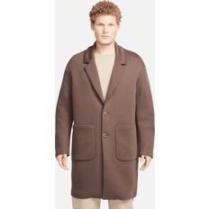 Jackets Nike Men's Sportswear Tech Fleece Reimagined Loose Fit Trench Coat in Brown, FN0601-237