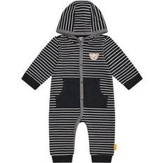 9-12M Jumpsuits Steiff Unisex Baby Strampler Langarm ohne Fuss Kleinkind-Schlafanzüge, Navy
