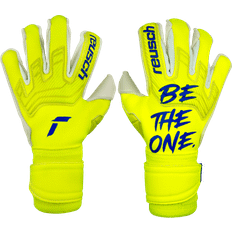 reusch Attrakt Gold X Alpha Goalkeeper Gloves Yellow-Blue-White