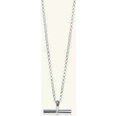 T-Bar Necklace Silver