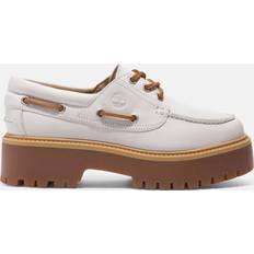 Timberland Women Sneakers Timberland Stone Street Boat Shoe For Women In White White