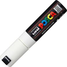 POSCA Pochette de 4 marqueurs POSCA. Pointe fine conique 0,9-1,3mm. Coloris  : or, argent, noir, blanc