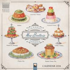 Monat Kalender Libraries: Mrs Beeton's Classic Dishes Calendar 2024 Art