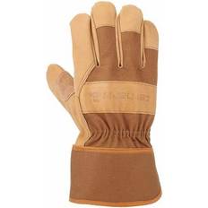 Carhartt Work Gloves Carhartt Men's Safety Cuff Work Glove Brown