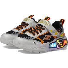 Skechers Children's Shoes Skechers Boy's S-Lights: Light Storm 3.0 Silver/Black Synthetic/Textile Silver/Black