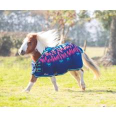 Shires Horse Rugs Shires Mini Highlander Lite Turnout Navy Forest