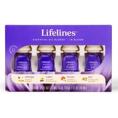 Aroma Oils Lifelines Essential Oil Light In Bloom Four-Piece Essential Oil Blend Set