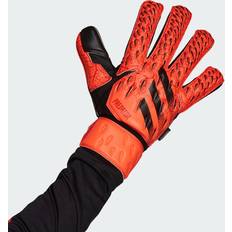 adidas Predator Match Fingersave Goalkeeper Gloves Solar Red-Black