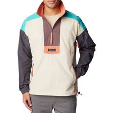 Columbia Unisex Outerwear Columbia Riptide Retro Anorak Jacket, Men's, Medium, Gray Holiday Gift