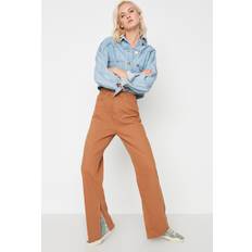 Braun - Damen Jeans Trendyol Collection Collection Jeans Braun Wide Leg für Damen