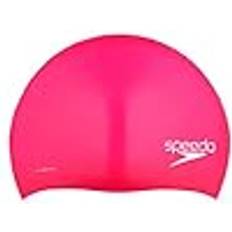 Swim Caps Speedo Silicone Long Hair Swim Cap, Pink Holiday Gift