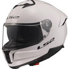 LS2 Motorcycle Helmets LS2 FF808 Stream II Gloss White 06 Full Face Helmet White