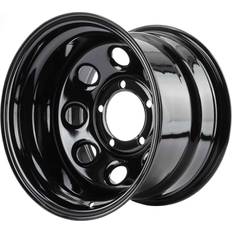 15" Car Rims Vision Soft 8 15x10 5x139.7 -39et Gloss Black Wheel