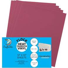 Firefly Craft Heat Transfer Vinyl for Silhouette and Cricut 12 inch by 20 inch Mint Green