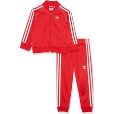Tracksuits Children's Clothing adidas Originals Unisex Child Adicolor Superstar Tracksuit, Better Scarlet