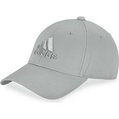 Damen - Silbrig Caps adidas Damen Mütze Big Tonal Logo Baseball Grau