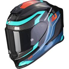 Scorpion Full Face Helmets Motorcycle Helmets Scorpion EXO-R1 Evo Air Vatis Helmet, black-red-blue, XS, black-red-blue