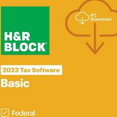 H&R Block Office Software H&R Block 2023 Basic Tax Software PC Download