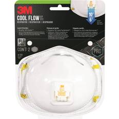 3M 8511 Cool Flow N95 Mask Valve Respirator Stretchable White Pack