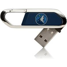 32 GB USB Flash Drives Keyscaper Minnesota Timberwolves Solid Design 32GB Clip USB Flash Drive