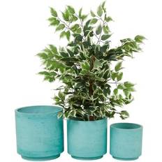 Novogratz Pots, Plants & Cultivation Novogratz 3 Piece Modern Magnesium Oxide Planter Set
